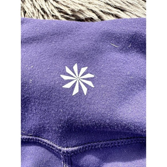 Athleta Leggings Exra Small Petite Blue Bell Bottom Midi Raise Activewear Womens - Picture 7 of 11